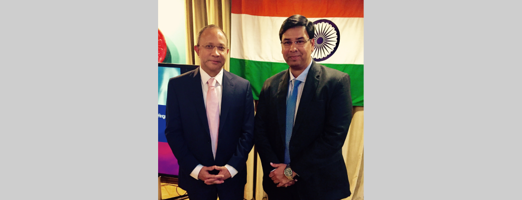 Dr. Amit Kamle Meets Indian Ambassador Mr.Pankaj Saran