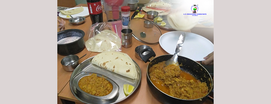 Indian Food Served For Fresher MBBS Students Of AKEC KALININGRAD