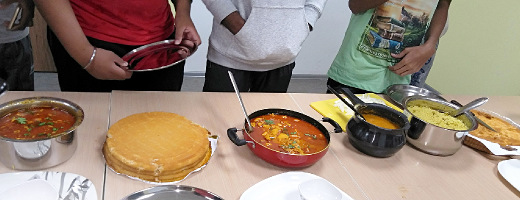 Indian Food Served For Fresher MBBS Students Of AKEC KALININGRAD