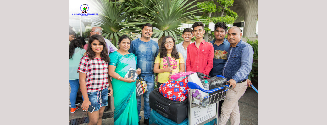 A.K. Educational Consultants 2018 Student Batch Departs To Russia For Pursuing MBBS Course