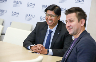 Dr.Amit Kamle meets with the New Rector Demin M.V of Immanuel Kant Baltic Federal University