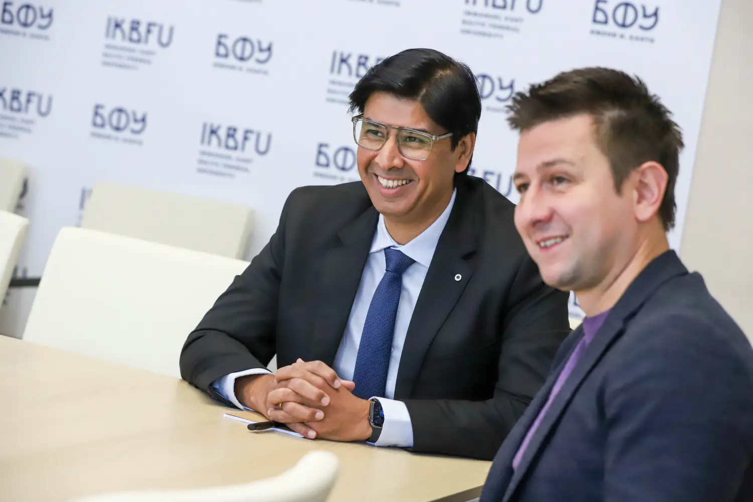 Dr.Amit Kamle meets with the New Rector Demin M.V of Immanuel Kant Baltic Federal University