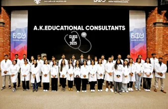 Third MBBS batch of IKBFU ©AKEC India