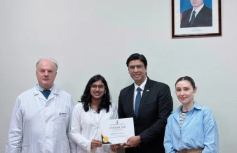 A traditional felicitation for AKEC Graduating batch organized at Immanuel Kant Baltic Federal University   