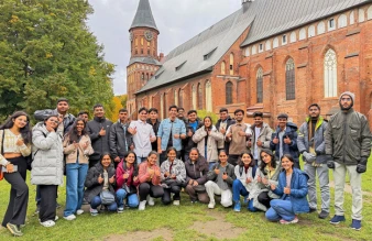 A.K.Educational Consultants organises Kaliningrad City Orientation Tour at Immanuel Kant Baltic Federal University  
