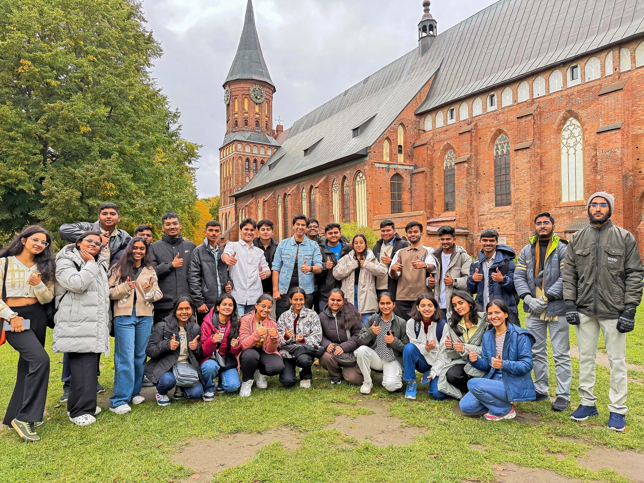 A.K.Educational Consultants organises Kaliningrad City Orientation Tour at Immanuel Kant Baltic Federal University 