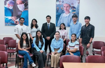 Dr.Amit Kamle conducts a meeting with the Student Monitors at Immanuel Kant Baltic Federal University, Russia 