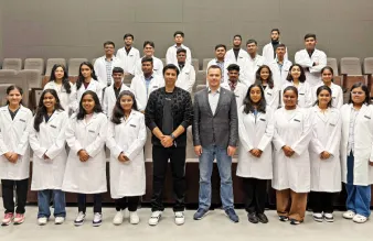 AKEC India organises White Coat Ceremony for it's 2025 batch at IKBFU